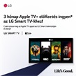 3 hónap Apple TV+ előfizetés ingyen az LG Smart TV-khez