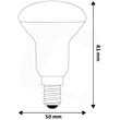 Avide ABR50NW-4.9W LED IZZÓ R50 4.9W E14 NW 4000K