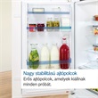 Bosch KIN96VFD0 beépíthető alulfagyasztós hűtő