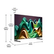 Hisense 50U6NQ 50" UHD SMART MINI-LED TV, 126 cm képátló