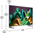 Hisense 55U6NQ 55" UHD SMART MINI-LED TV, 139 cm képátló