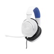 JBL QUANTUM 100 gamer headset, fehér - kék