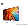 LG 86UT81003LA 86" 4K UHD Smart TV (2024)