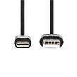 Nedis CCGL60600BK10 USB-C/USB-A kábel