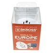 SKROSS 1.500211-2 World to Europe - csatlakozó átalakító Európába utazóknak (dobozos)