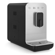 SMEG BCC11BLMEU automata kávéfőző, Basic, szálcsiszolt alumínium front, fekete