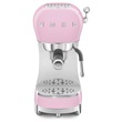 SMEG ECF02PKEU espresso kávéfőző, retro, rózsaszín
