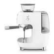 SMEG EGF03WHEU őrlővel kombinált espresso kávéfőző, retro, fehér