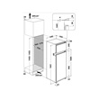 Whirlpool ART 3802 beépíthető felülfagyasztós hűtő