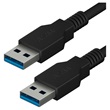 Yenkee YCU 013 BK USB A - USB A csatlakozókábel