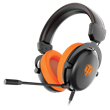 Yenkee YHP WT300 COMMANDER gamer headset, USB, fekete/narancs szín, virtuális 7.1-es hangzás