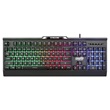 Yenkee YKB WT200US Gaming billentyűzet CONQUEROR, USB, vezetékes, RGB LED háttérvilágítással, US kiosztással