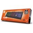 Yenkee YKB WT200US Gaming billentyűzet CONQUEROR, USB, vezetékes, RGB LED háttérvilágítással, US kiosztással